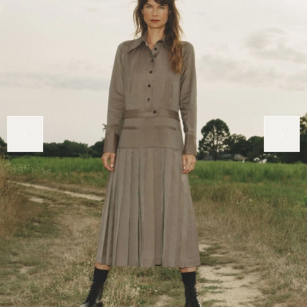 Stathe Mezquite Dress- Houndstooth